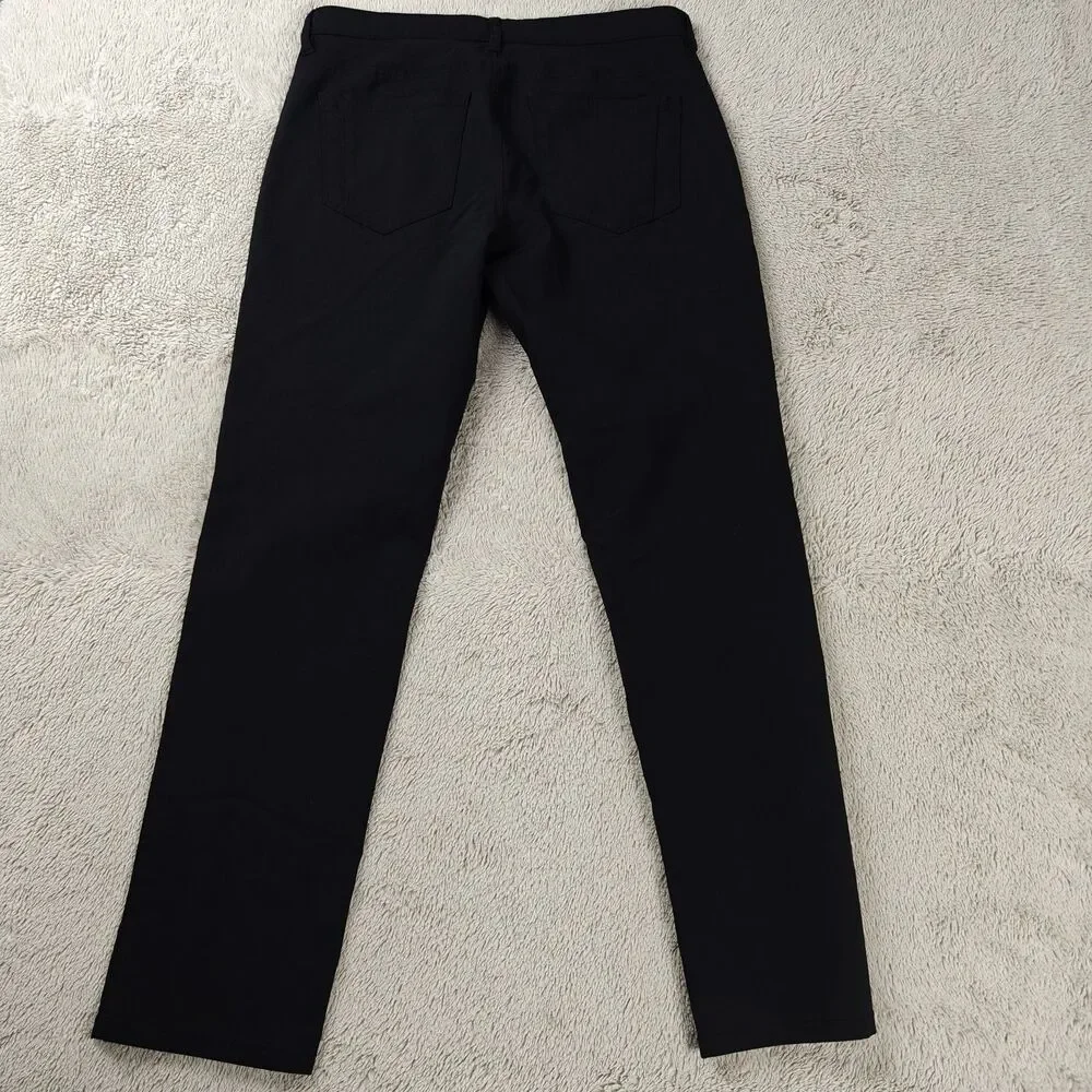 Perry Ellis Dress Pants Men's 32x30 Black Slim Fit Suit Trousers Viscose